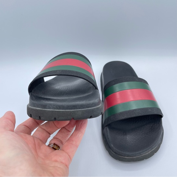 Gucci Unisex Signature Stripe Slide 6 - Picture 8 of 16